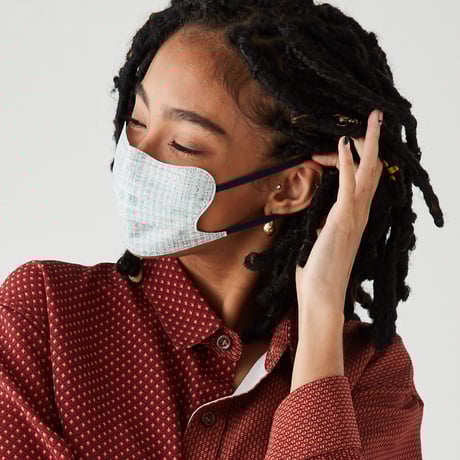 D.masque［グレーツイード × ミッドネイビー］5枚入り