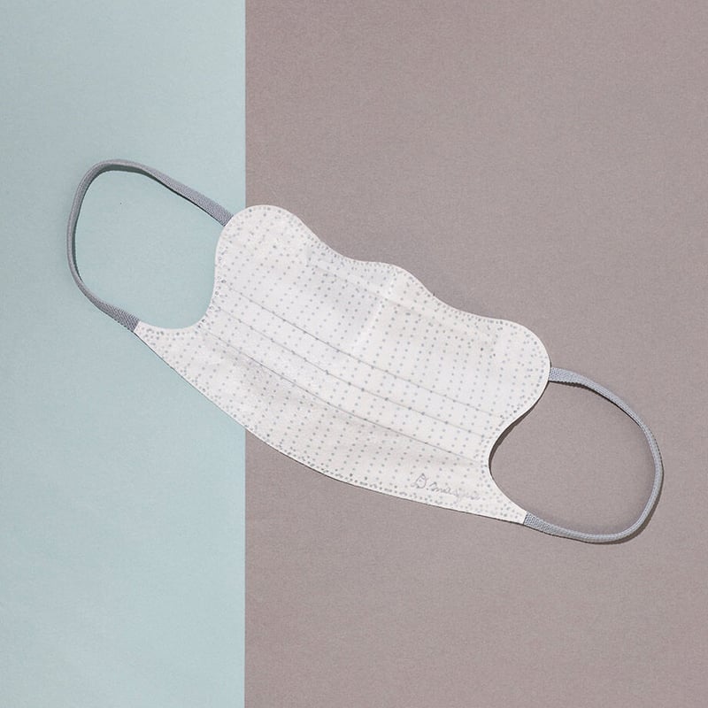 冷感マスク】［PIN DOT×Foggy Blue］ “PIN DOT” SUMMER CO