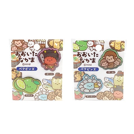 おおいたなかま　ペアピンズ