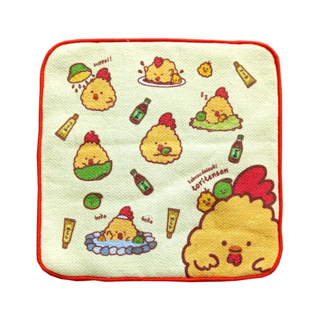 【メール便発送】湯あがり本舗オリジナルキャラクター　タオルはんかち