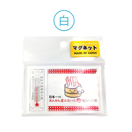 【メール便発送】おんせん県おおいた　温度計付マグネット