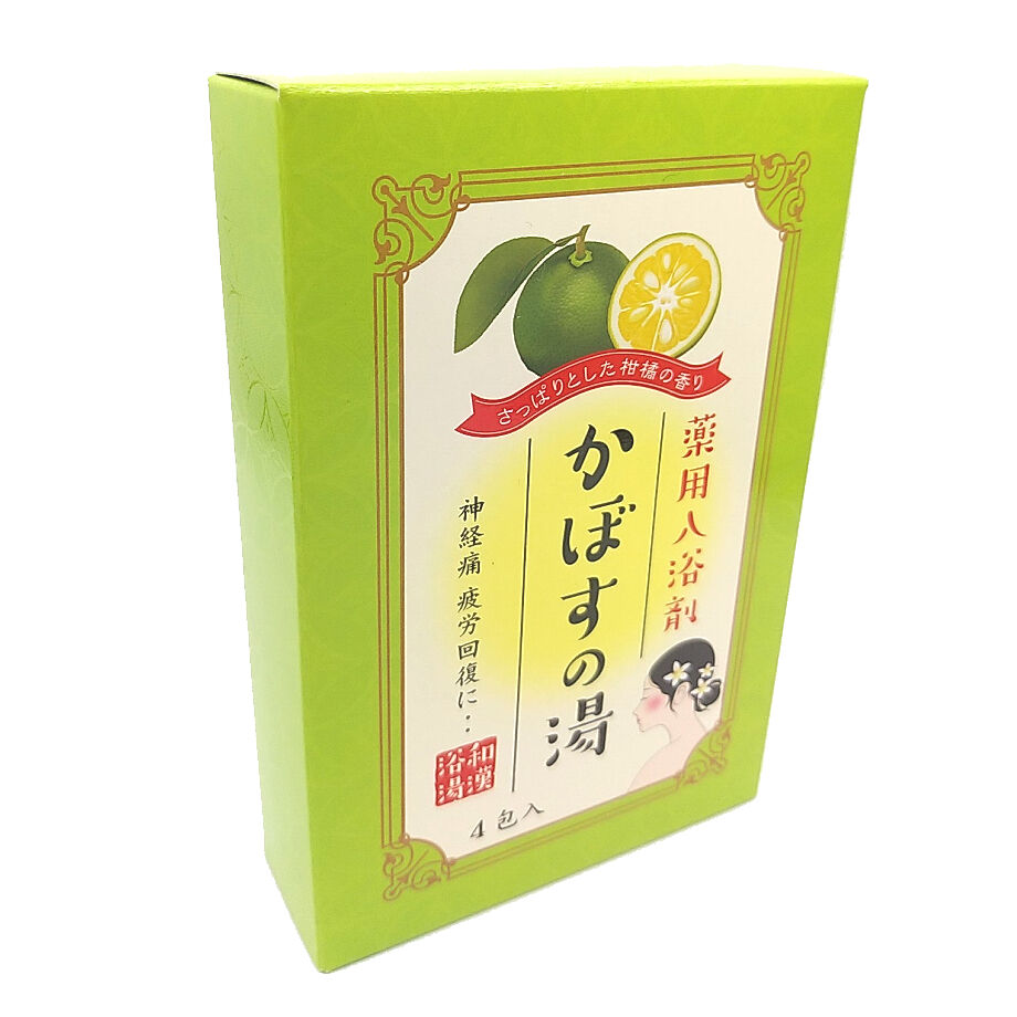 薬用入浴剤 かぼすの湯 25g×4包 06422 | 湯あがり本舗 薬用入浴剤 かぼすの湯 25g×4包 06422 | 湯あがり本舗