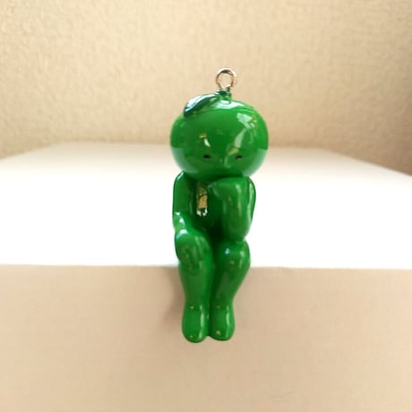 考えるカボス　ストラップ