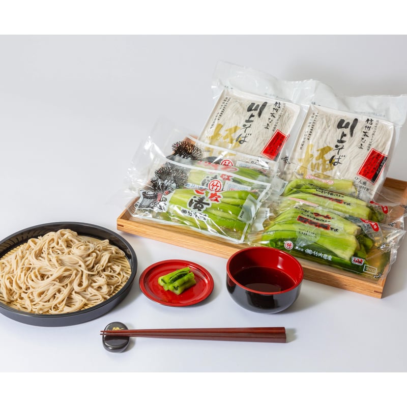 はろうきてぃ　信州限定　野沢菜バージョン セット 5-A】野沢菜 極(きわみ) 本生そばセット | 竹内農産 通販