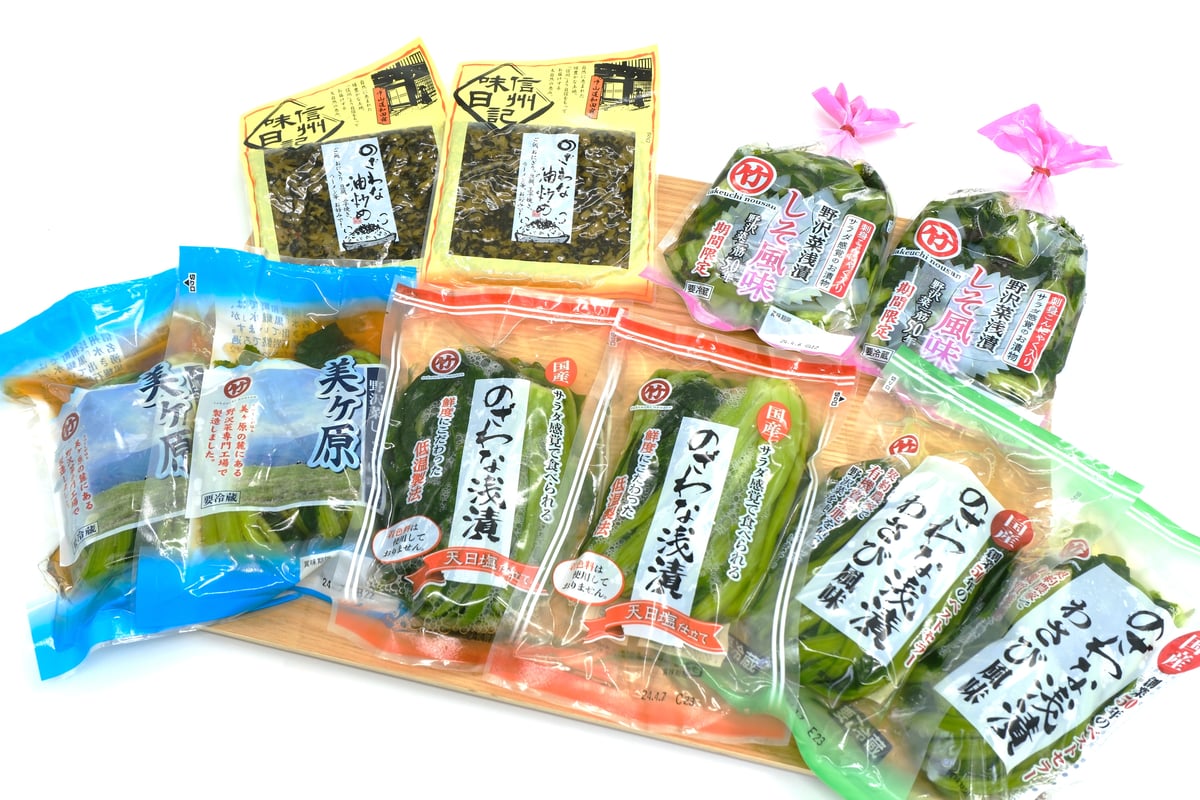 本生そばｾｯﾄ×1 定番漬物ｾｯﾄ×1 中山道手土産ｾｯﾄ×1 | 竹内農産 通販サイト