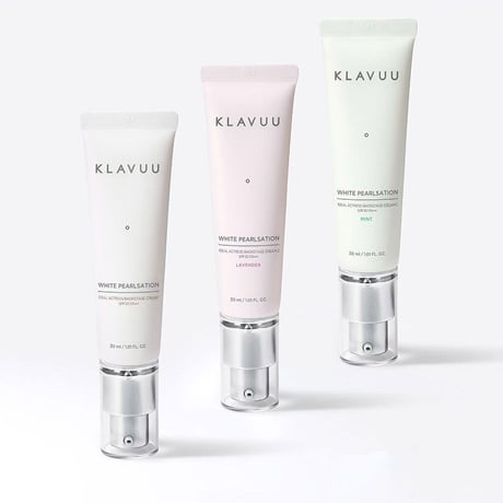KLAVUU クラビュー ホワイトパールセイション アイディアル アクトレス バック ステージ クリーム 下地 肌トーン補正 韓国コスメ