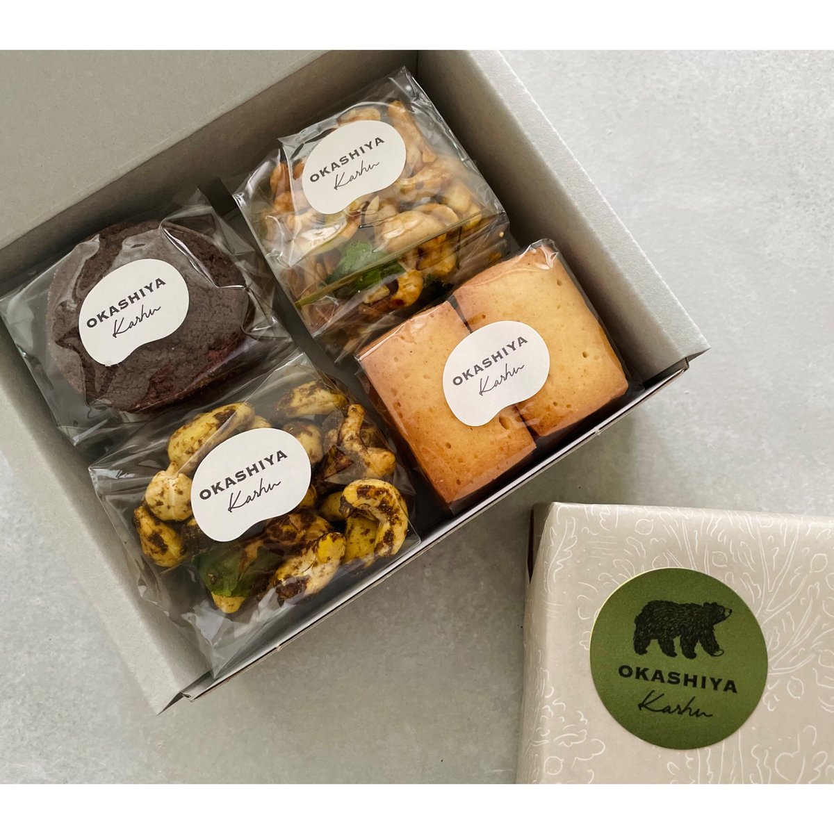 ラッピング付き・ギフト箱入り】おつまみset | OKASHIYA Karhu