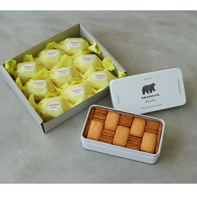 12/27(土)発送］【エダム缶】とレモンケーキ9個set | OKASHIYA Karhu