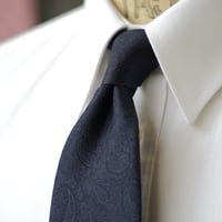渡小織物0361 ネイビー