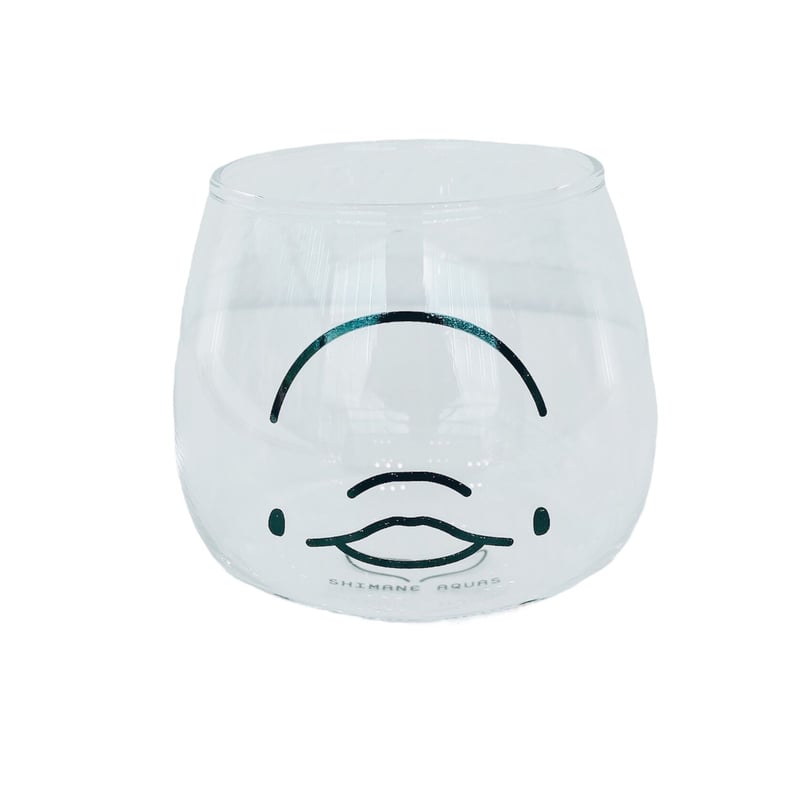 まふまふシロイルカ スインググラス | AQUAS Gift Shop / online store