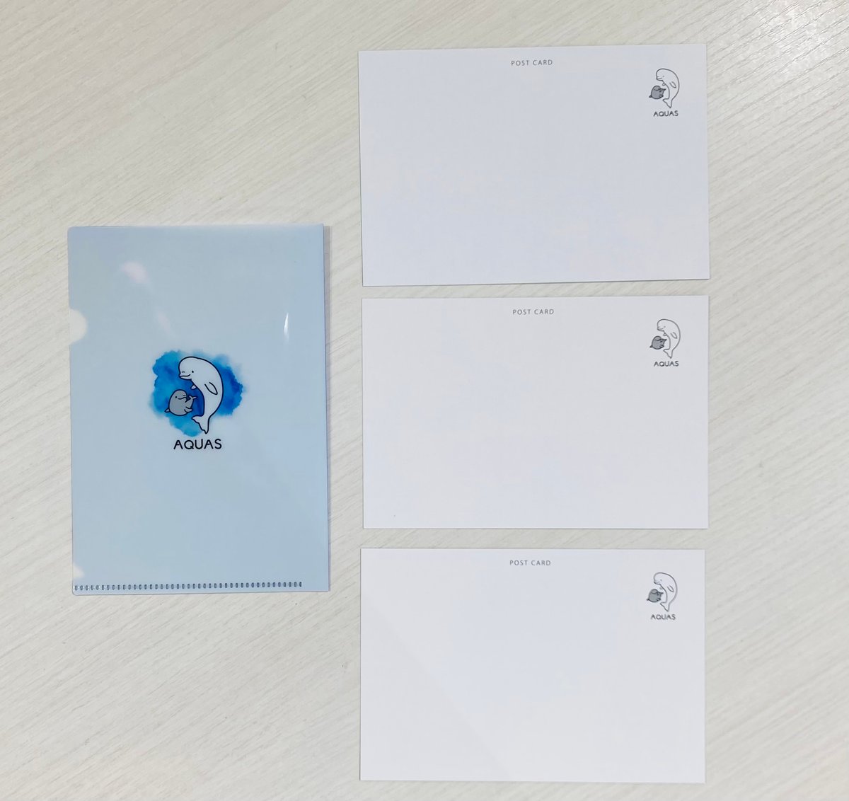 A6クリアファイル&ポストカード3枚セット | AQUAS Gift Shop A6クリアファイル&ポストカード3枚セット | AQUAS Gift Shop