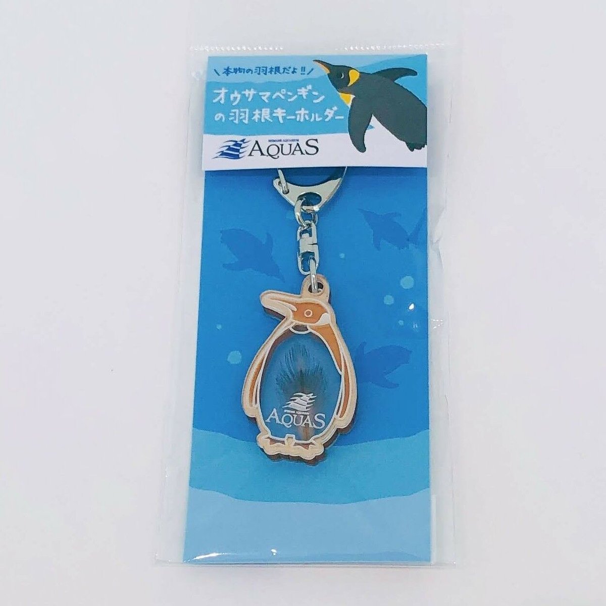 ペンギンの羽根キーホルダー | AQUAS Gift Shop / online store ペンギンの羽根キーホルダー | AQUAS Gift Shop / online store