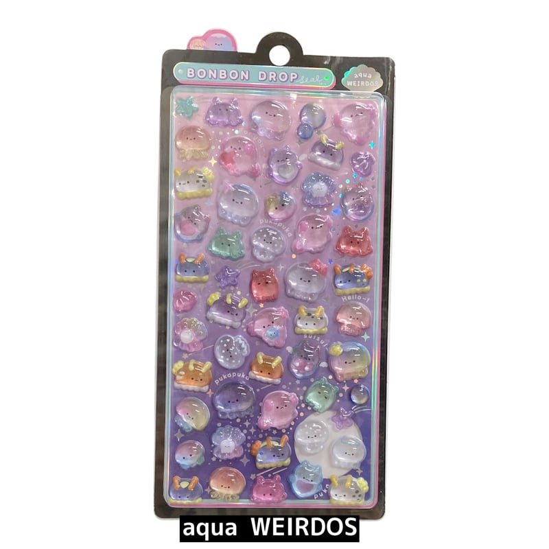 ボンボンドロップシール (1種類1枚まで） | AQUAS Gift Shop / onl