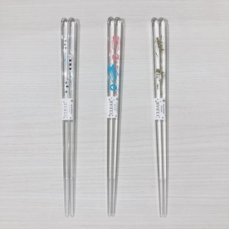 食洗クリア箸 | AQUAS Gift Shop / online store