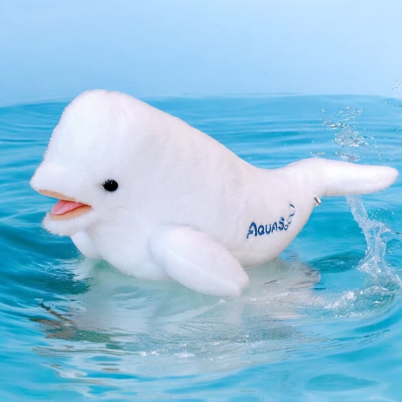 ほぁほぁシロイルカL | AQUAS Gift Shop / online store