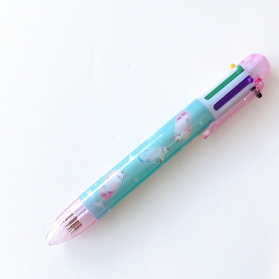 トロピカルソーダベルーガ 6色ボールペン | AQUAS Gift Shop