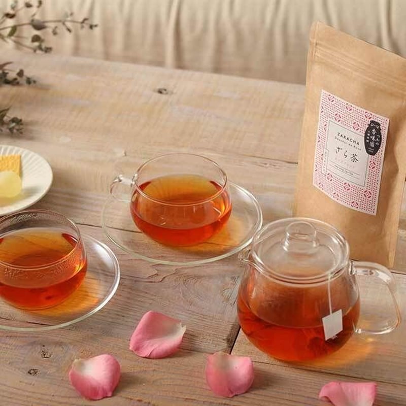 しまねの銘茶】香味園 上領茶舗 ざら茶ローズブレンド 1g×10個入り