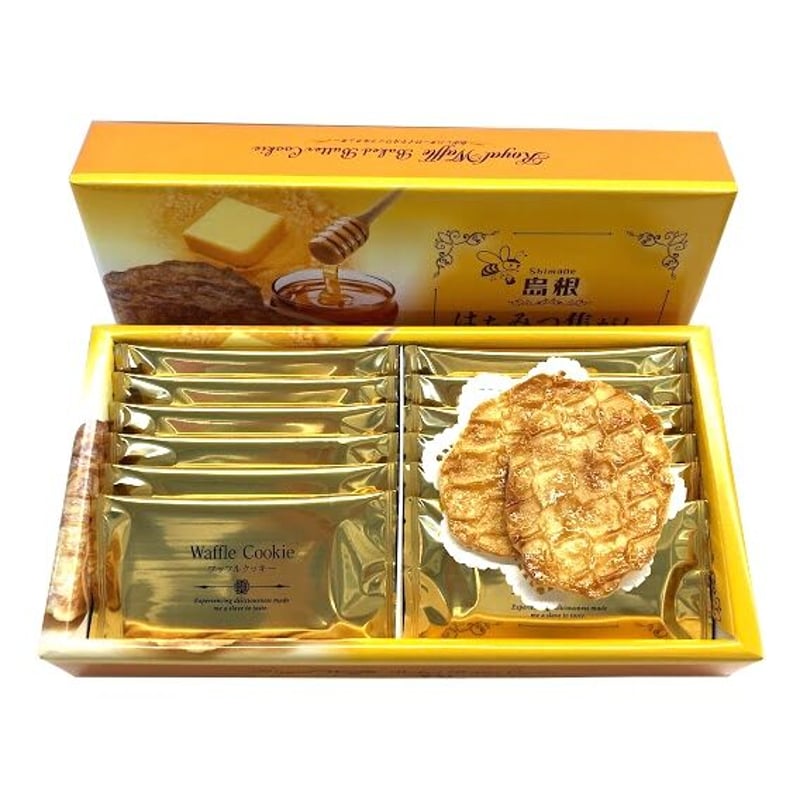 島根 はちみつ焦がしバターワッフル | AQUAS Gift Shop / online