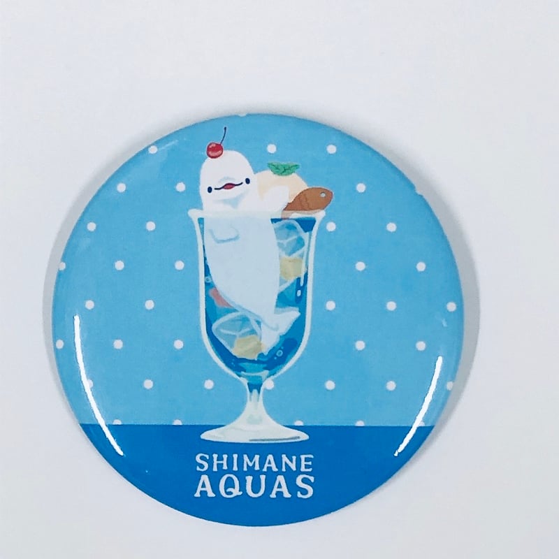 トロピカルソーダベルーガ 缶バッジ | AQUAS Gift Shop / online s