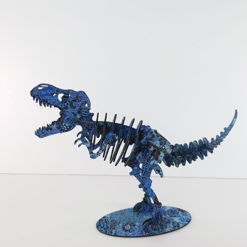 3Dペーパーパズル 越前和紙 ティラノサウルス | AQUAS Gift Shop / on
