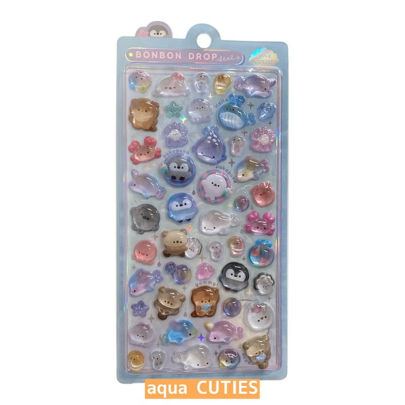 ボンボンドロップシール (最大9枚まで）※ゆうパケット発送※ | AQUAS