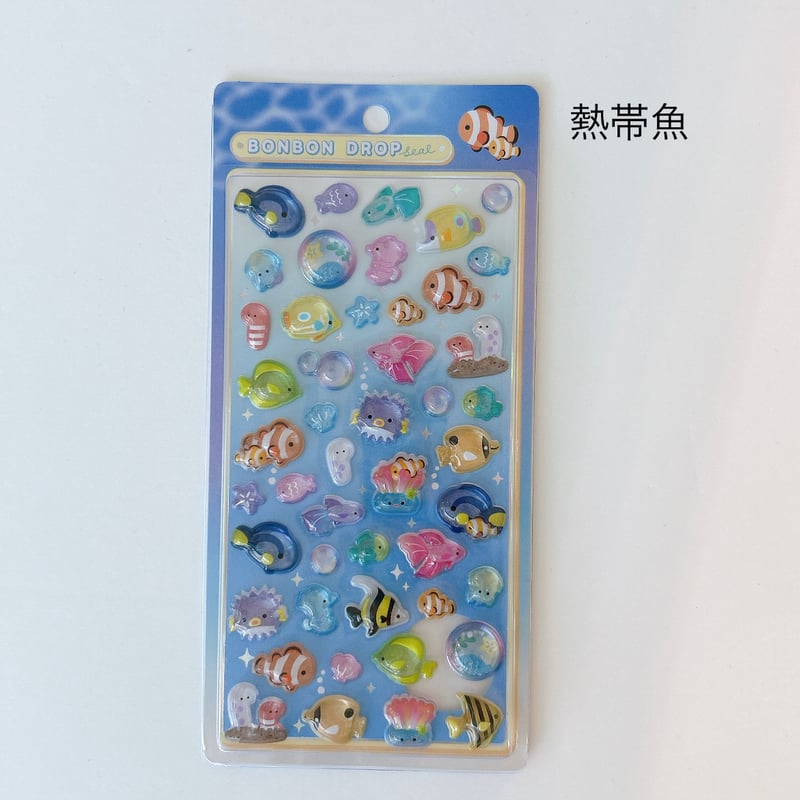 ボンボンドロップシール※おひとり様各種類1枚※ | AQUAS Gift Shop / on