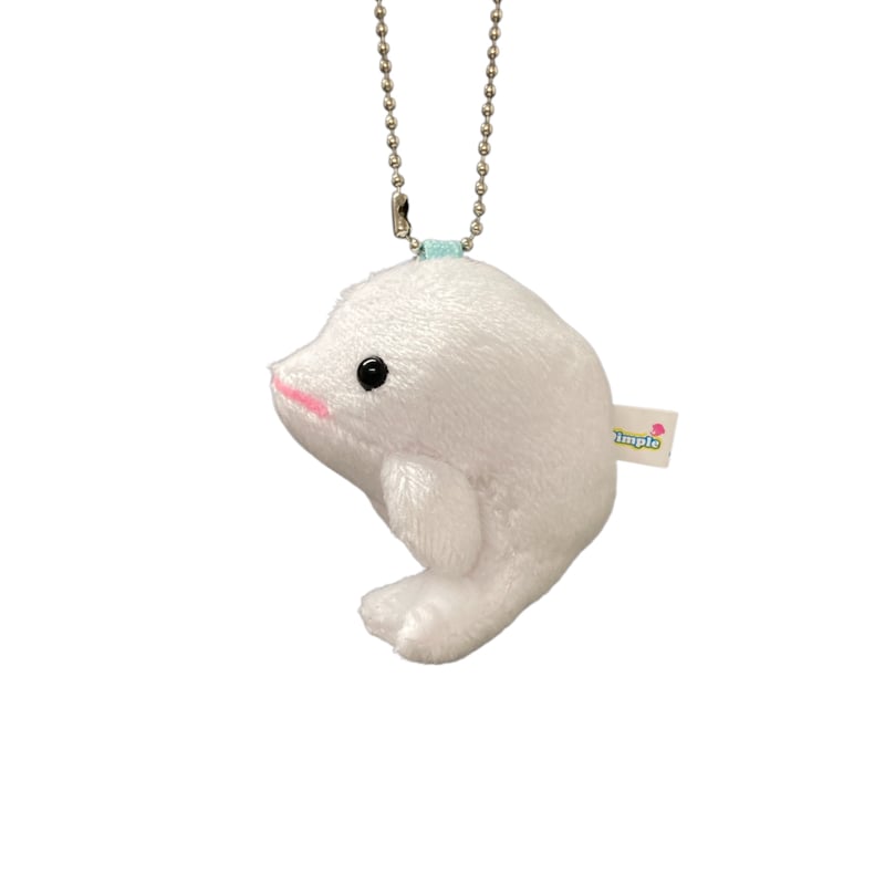 Dimple ボールチェーン シロイルカ、ペンギン | AQUAS Gift Shop