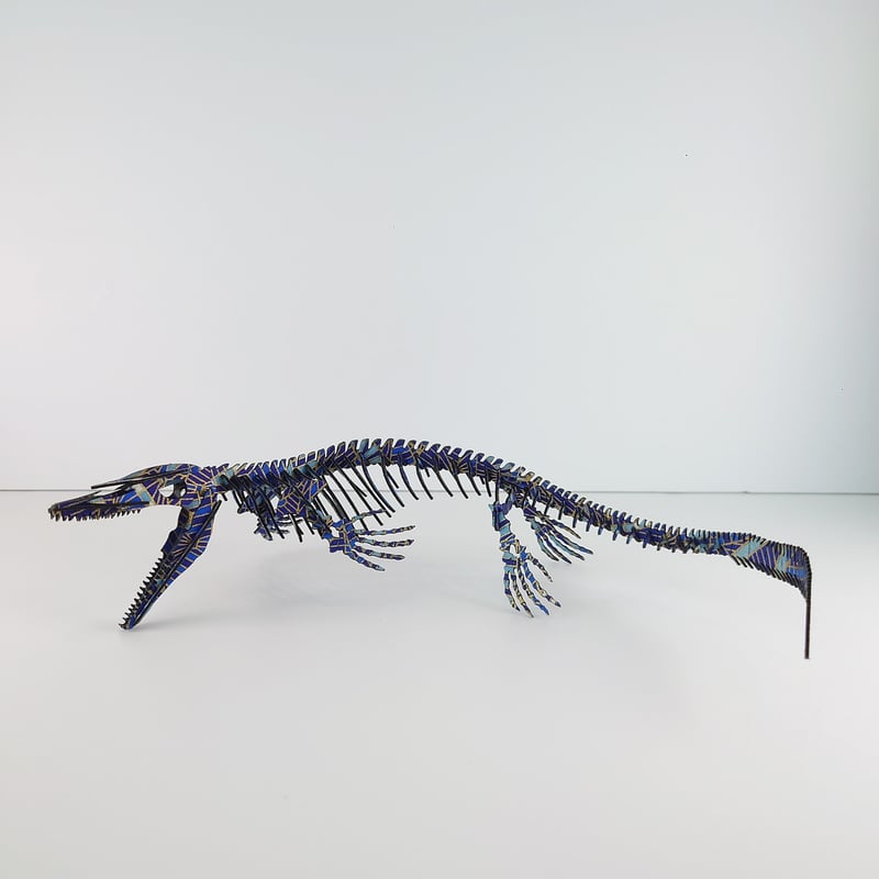 ほねほねザウルス　イオン限定３点セット 3Dペーパーパズル 越前和紙モササウルス | AQUAS Gift Shop / onlin