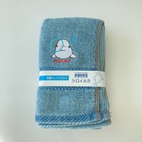 デニムフェイスタオル　AQUAS