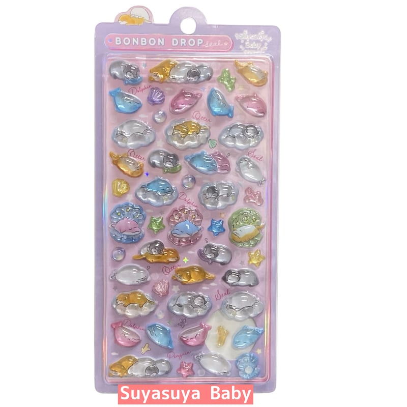 ボンボンドロップシール (最大9枚まで）※ゆうパケット発送※ | AQUAS