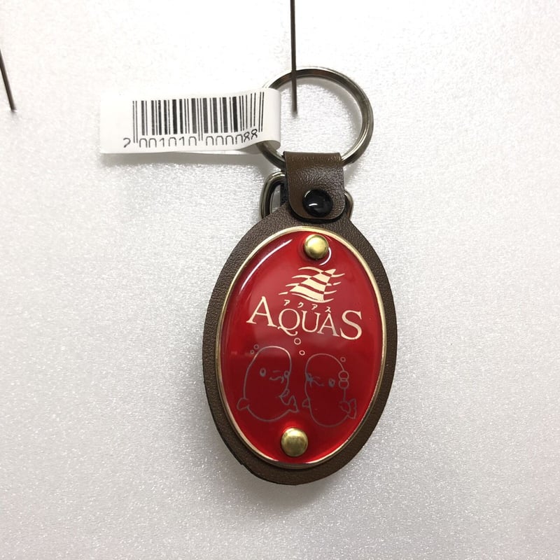 アクアス合皮小判型キーホルダー | AQUAS Gift Shop / online store