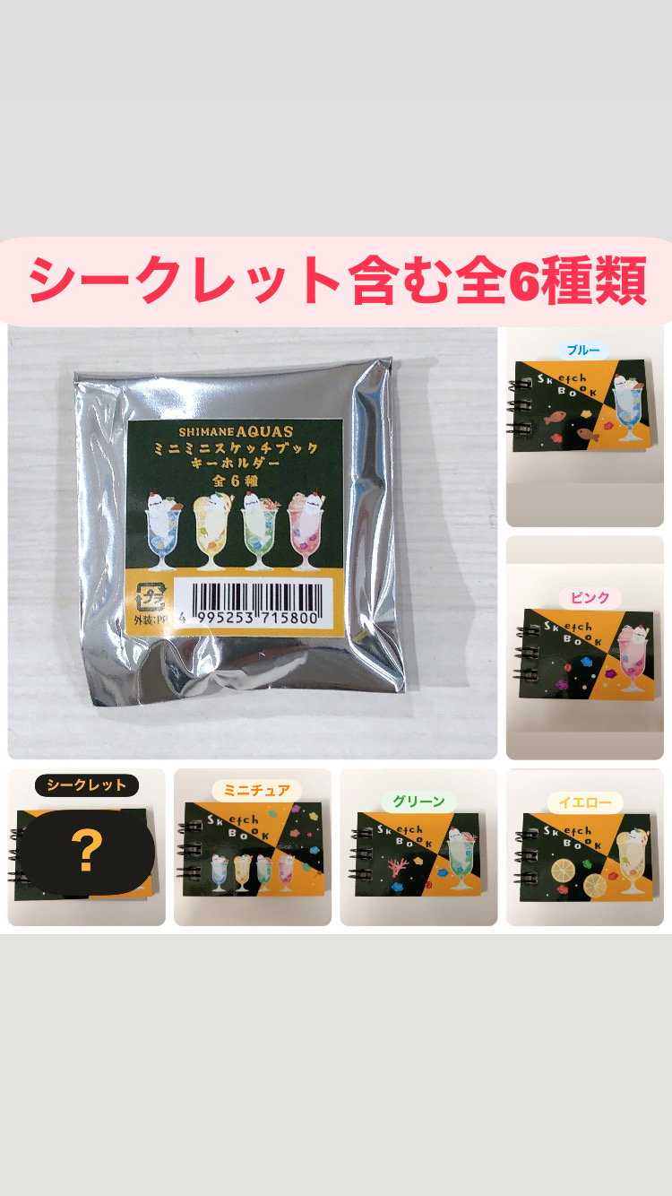 トロピカルソーダベルーガ ミニミニスケッチブック | AQUAS Gift Shop