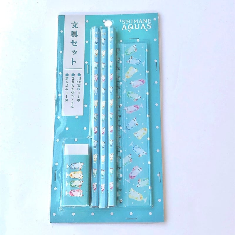 トロピカルソーダベルーガ 文具セット | AQUAS Gift Shop / online
