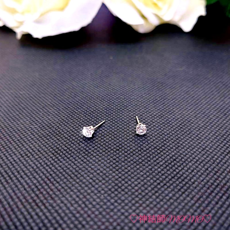 究極】願いが叶う♡幸せに導く♡強力♡縁結び水晶ピアス♡恋愛運