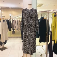 小紋柄ワンピース