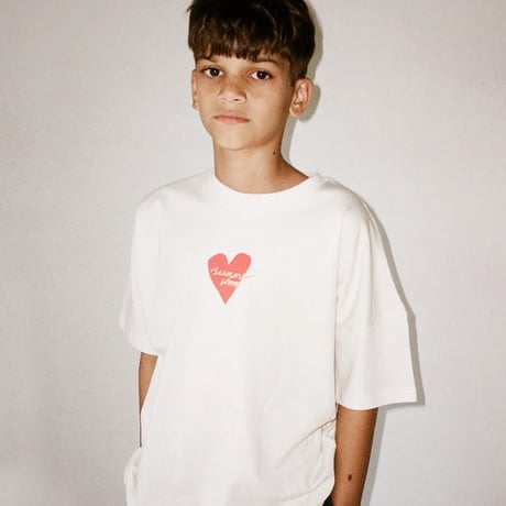 【 ラスト1点 】SUMMER and STORM  /  OVERSIZE TEE LOGO HEART