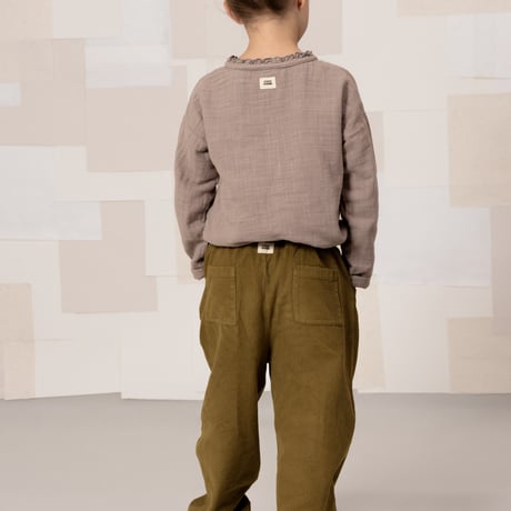STUDIO BOHEME  /  OLYMPE BLOUSE  LIGHT MAUVE