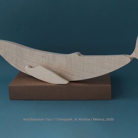 【 ラスト1点 】REDBARBATUM /  Wooden Whale With Box