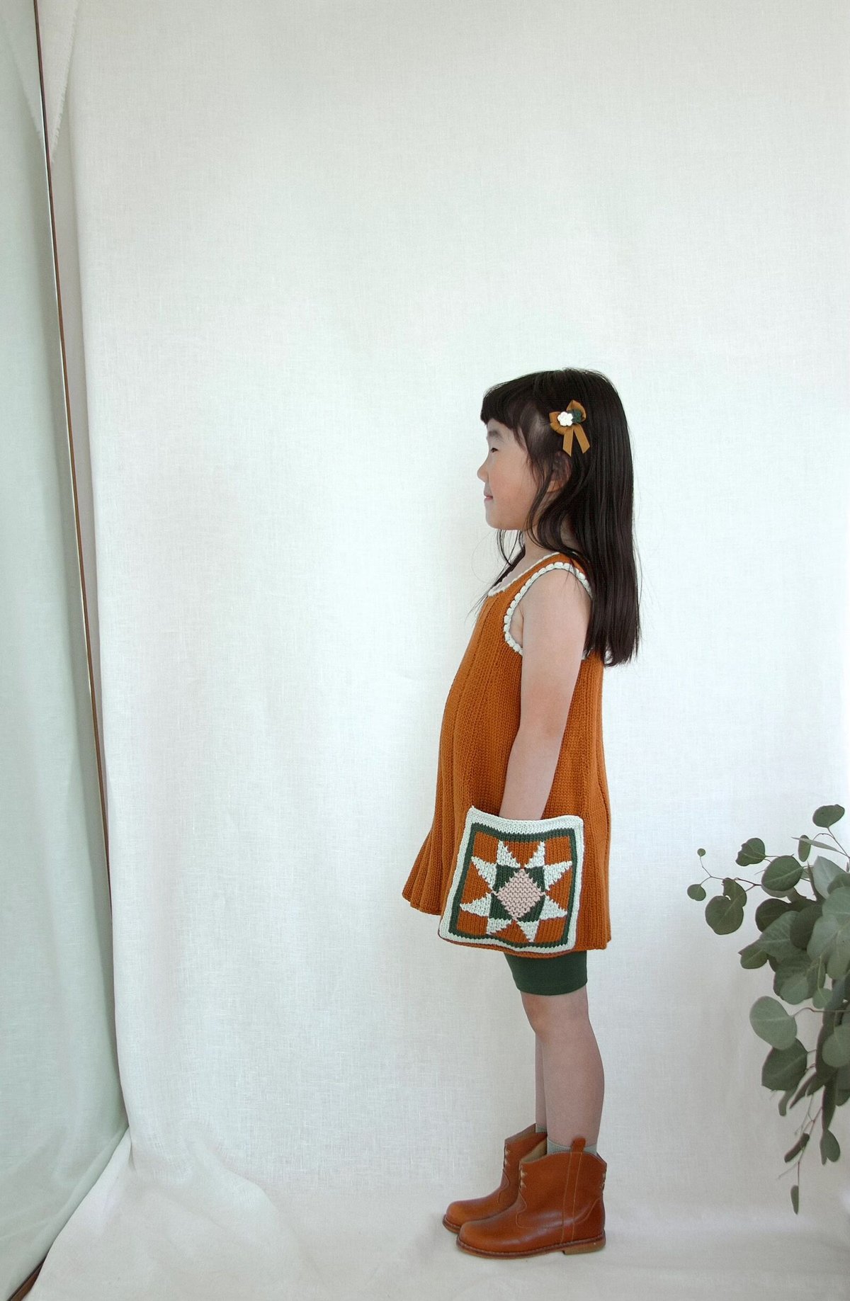 ラスト1点 】 iver & isla / patchwork quilt tunic