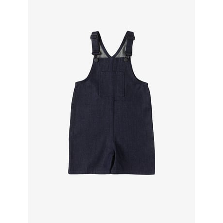 P Denim  /  DUNGAREES SHORT -INDIGO