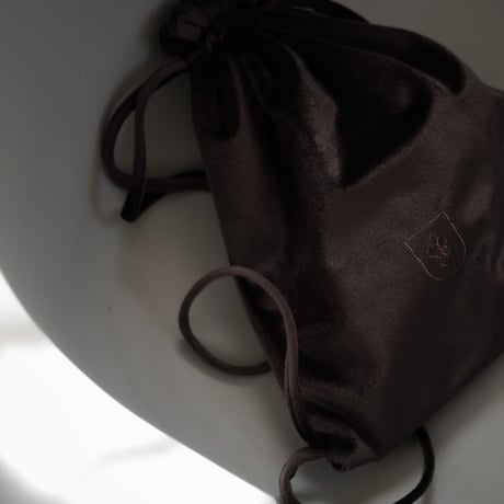 poche  /  children backpack - velvet bitter chocolate