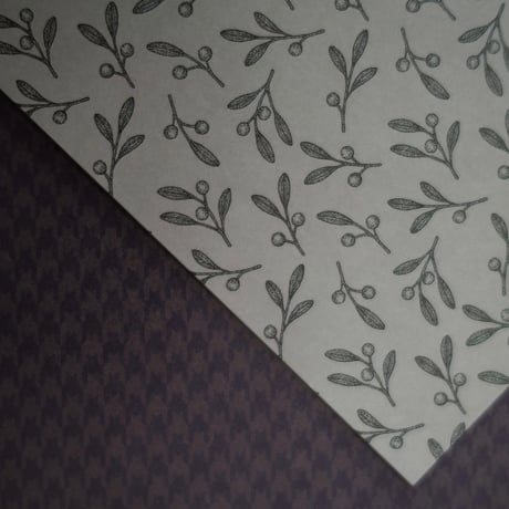 【 同梱不可商品 】RITAPAPERI  /  holiday wrapping paper forest set -A4