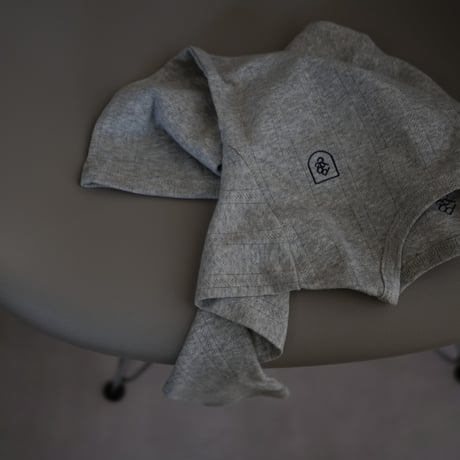 poche  /  standard pointelle L/S tee - fog