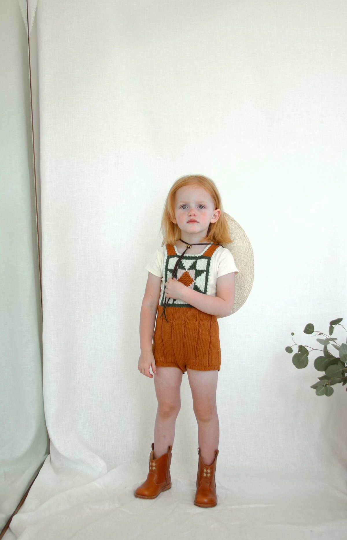 ラスト1点 】iver & isla / patchwork quilt romper