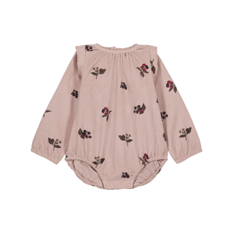 STUDIO BOHEME  /  ESMÉE ROMPER  LIGHT MAUVE / BLACKBERRIES