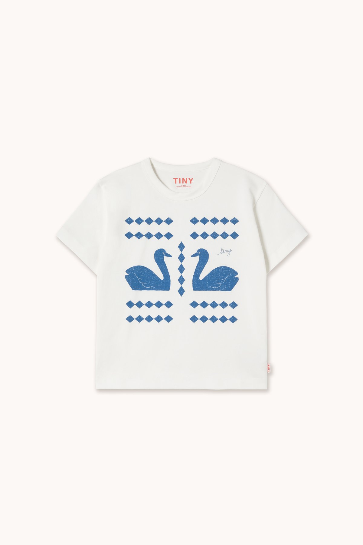TINYCOTTONS / SWANS DIAMONDS GRAPHIC TEE | RI