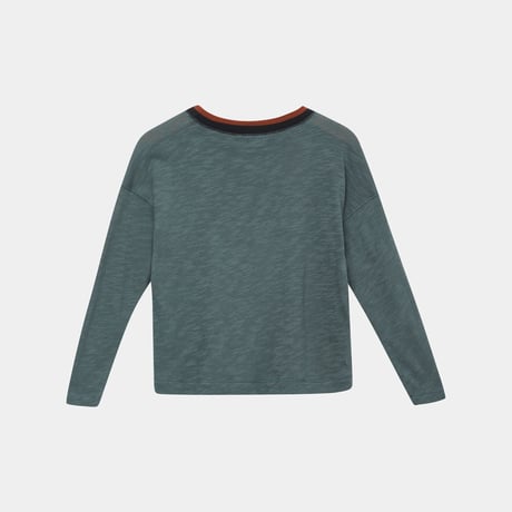 CARAMEL  /  VIBERNUM T-SHIRT - AEGEAN BLUE