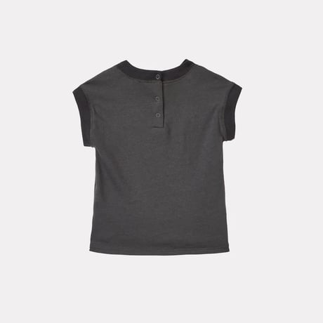 CARAMEL  /  CRESS BABY T-SHIRT - CHARCOAL