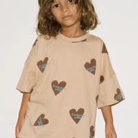 SUMMER and STORM  /  OVERSIZED TEE - GINGER HEART LOGO