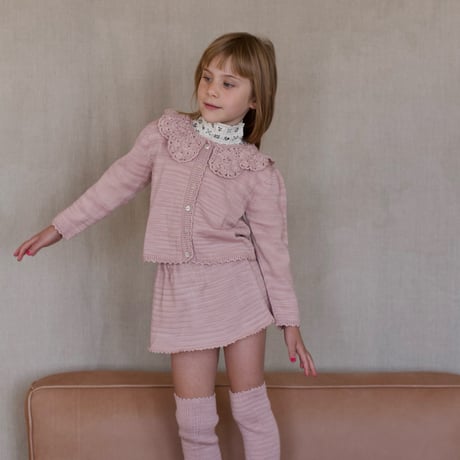 iver & isla  /  lacpicot skirted bloomer . mallow